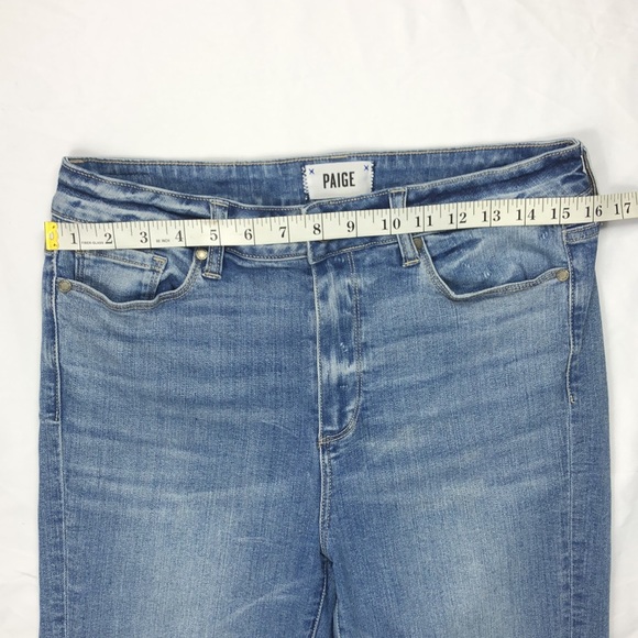 Paige Hoxton Olympic Chains Raw Hem Jeans - Picture 6 of 16